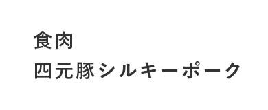 食肉 四元豚シルキーポーク